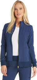 Cherokee Scrub Jacket for Women with Zip Front - Lightweight Warmth