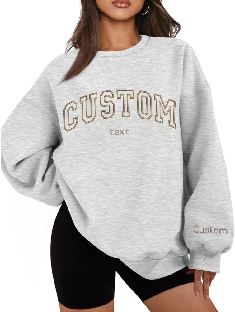 Custom Embroidered Sweatshirt - Personalize Your Style!