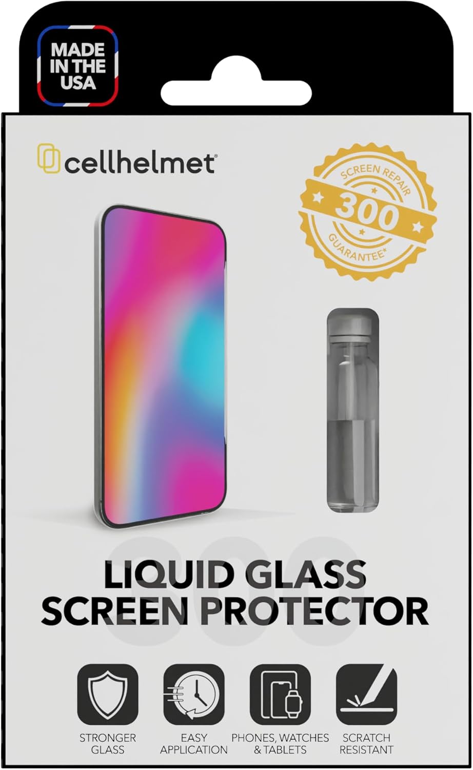 cellhelmet Liquid Glass Wipe On Protection for Phones & Watches