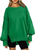 Trendy Queen Oversized Crewneck Sweatshirt - Cozy Preppy Fit