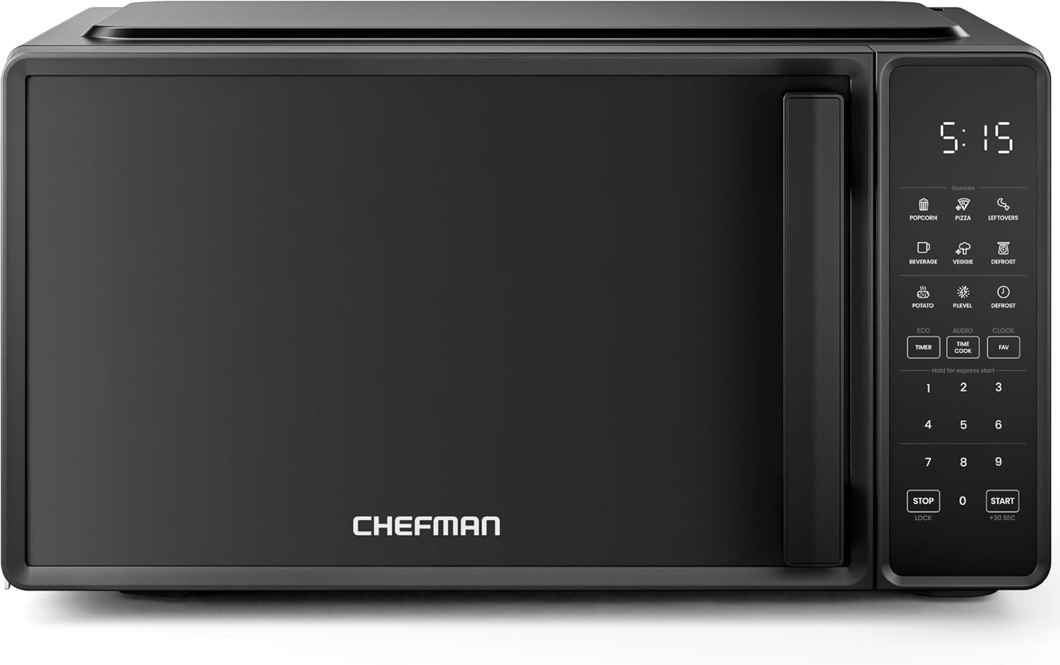 Chefman 0.7 Cu. Ft. Microwave - 10 Power Levels, One-Touch Cook