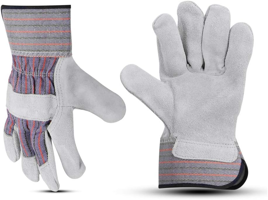 Glove Station Cowhide Leather Work Gloves for Tough Jobs