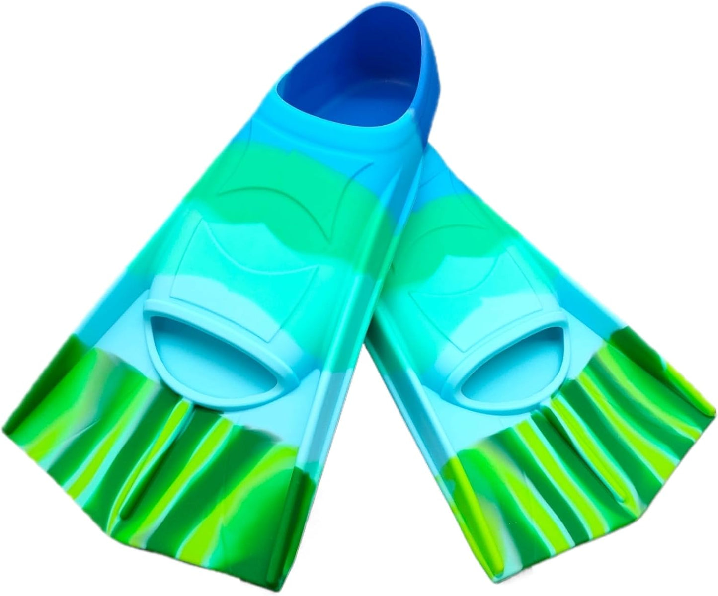 Kids Swim Fins for Beginners - Comfortable Silicone Flippers