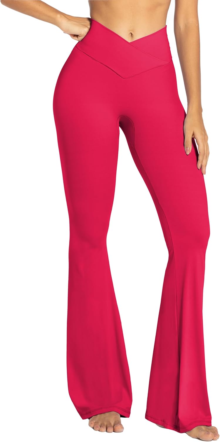 Sunzel Flare Leggings with Tummy Control for Yoga and Gym