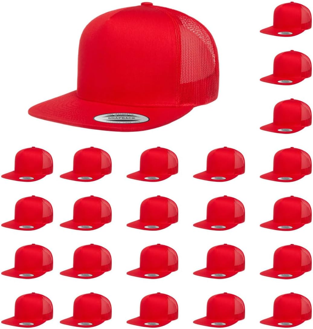 Yupoong 5-Panel Classic Trucker Cap for Stylish Comfort