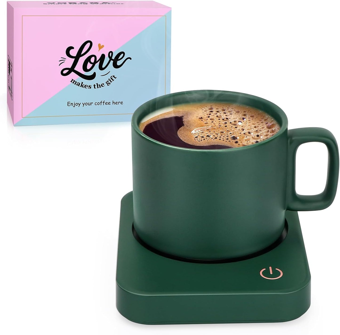 VOBAGA Mug Warmer Set: Smart Coffee Cup Warmer for Desk