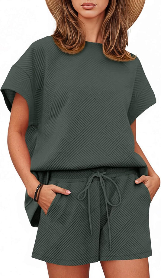 Comfortable and Cute Lounge Wear Set for Women with Pockets