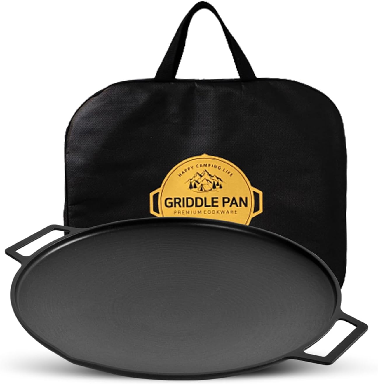 Korean BBQ Griddle Grill Pan with Nonstick Coating and Bag