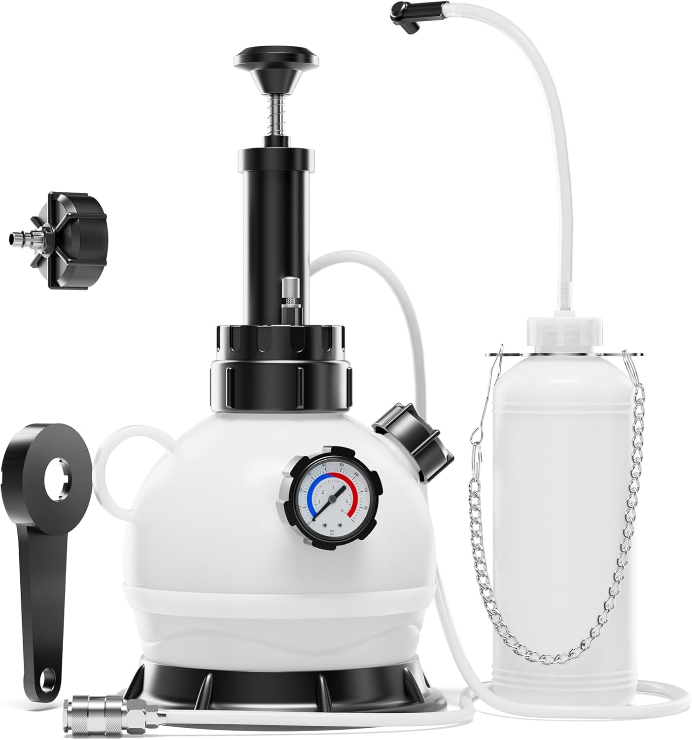 MKING 2L Manual Brake Bleeder Kit for Easy Brake Maintenance