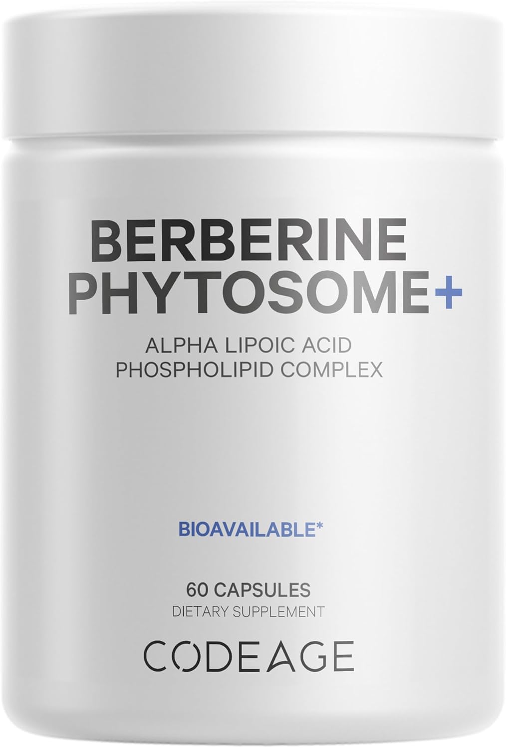 Premium Berberine HCL Supplement with Alpha Lipoic Acid - 60 Caps
