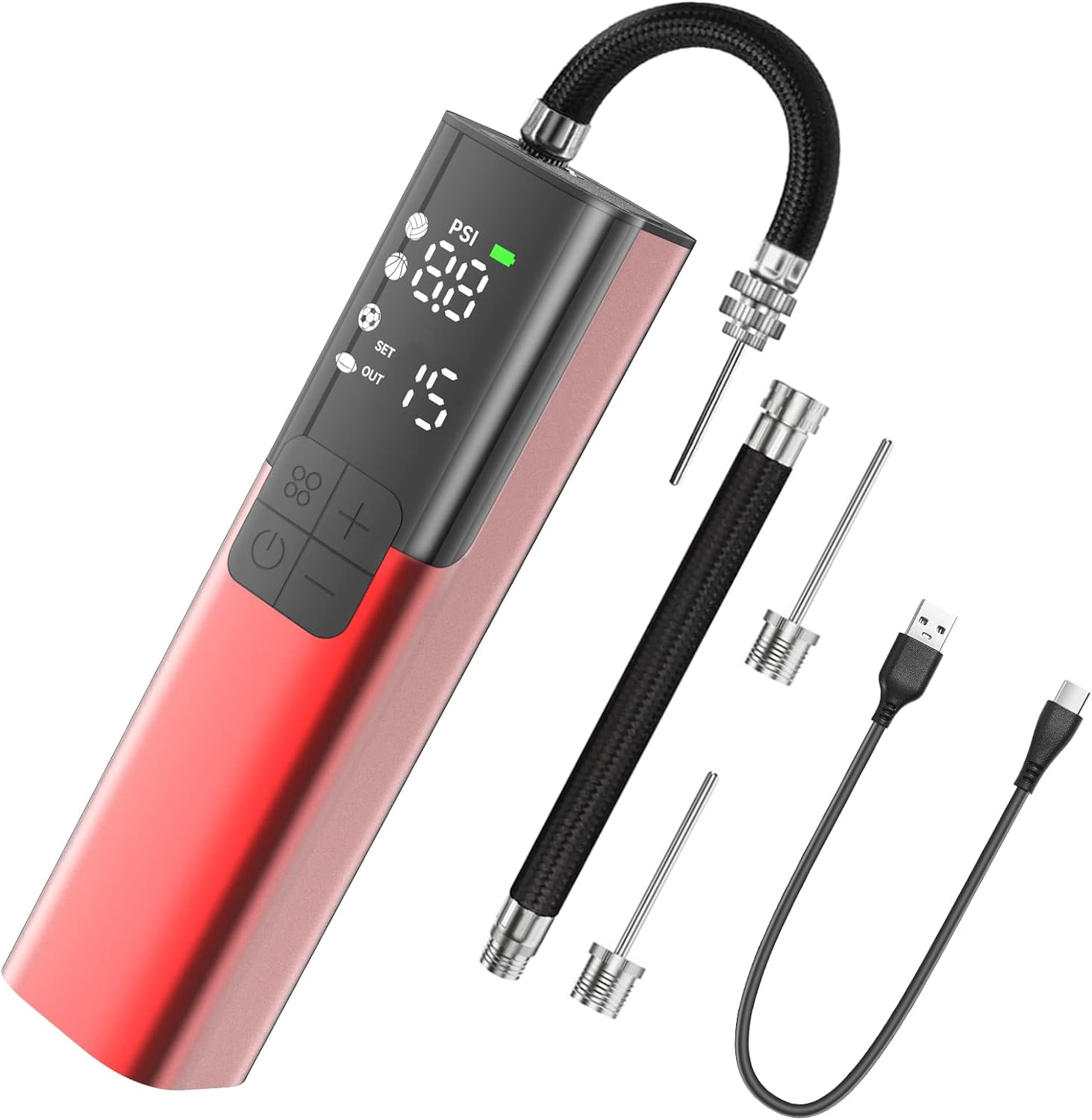 Pumteck MY01 Electric Ball Pump with Accurate Pressure Gauge