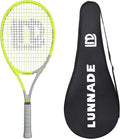 Adults Tennis Racket 27 in - Lightweight Shockproof Carbon Fiber