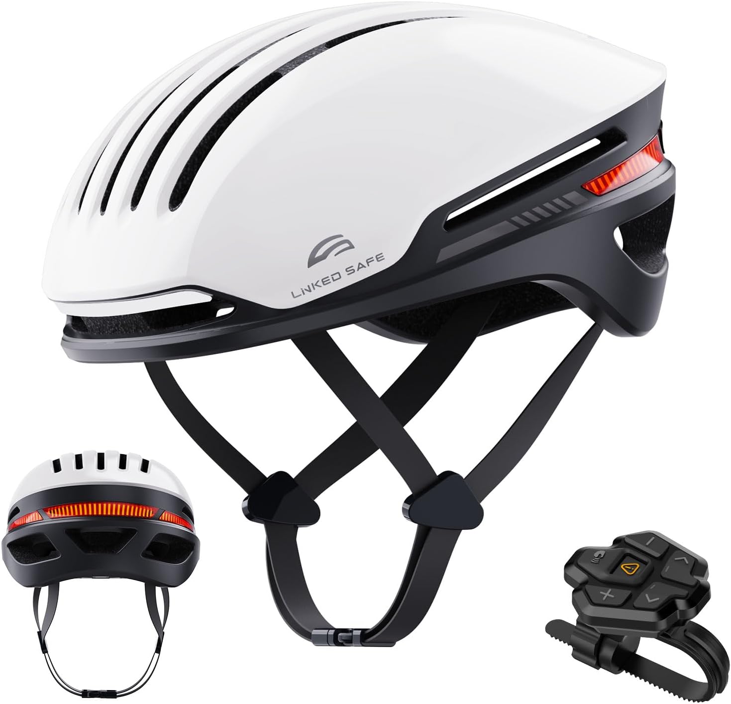 Smart Bike Helmet with Bluetooth and LED Signals for Safety