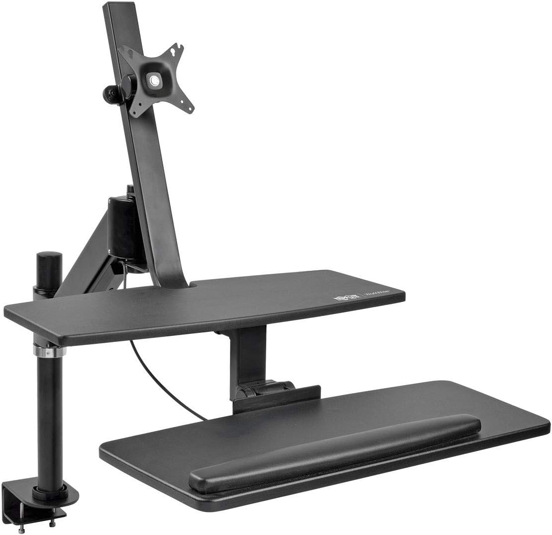 Tripp Lite Sit Stand Desktop Workstation for Ergonomic Comfort