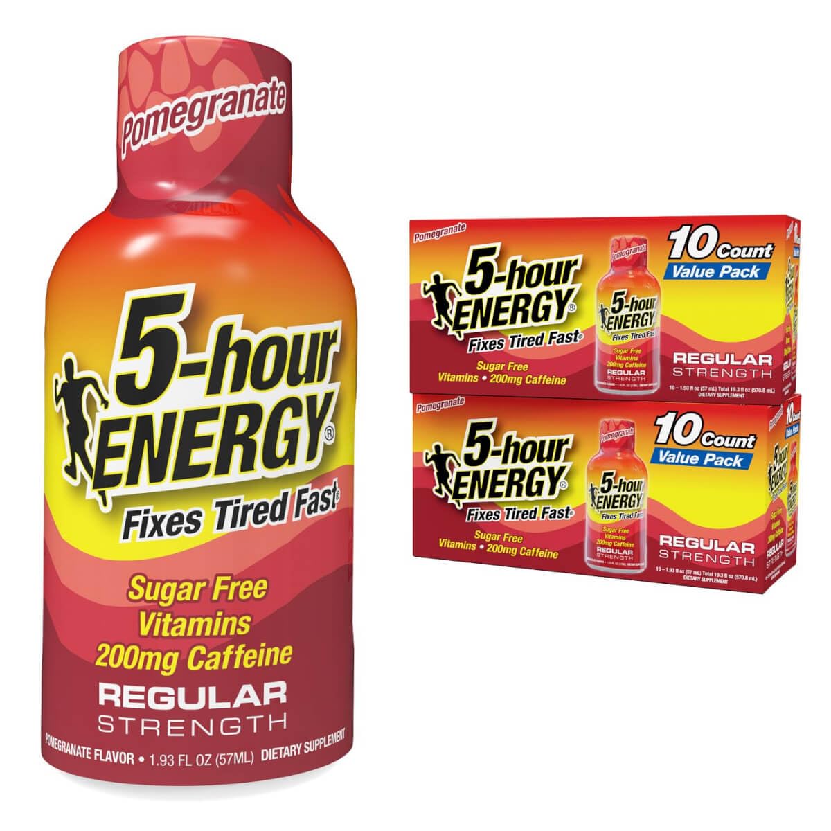 5-hour ENERGY Regular Strength Energy Shot, Pomegranate Flavor