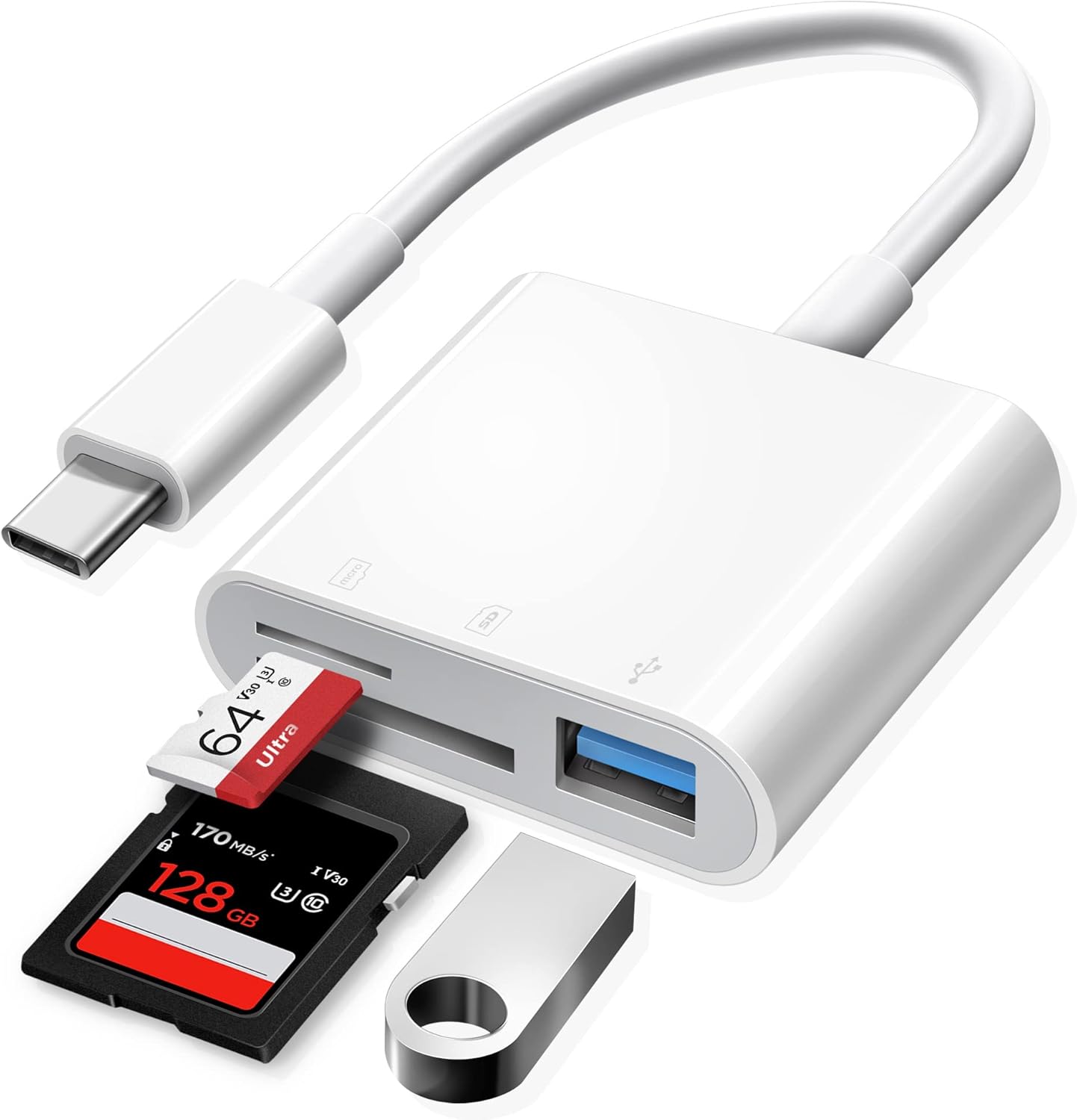Fast Data Transfer with USB-C SD Card Reader