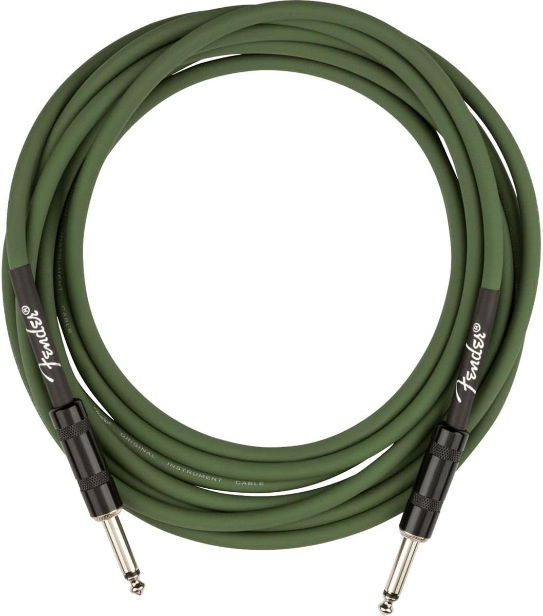 Fender Strummer Pro 13ft Guitar Cable - Drab Green