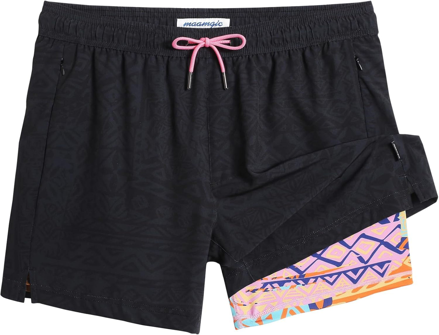 Mens Swim Trunks with Compression Liner for Ultimate Comfort