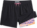 maamgic Mens Swim Trunks with Compression Liner - 5.5in (Style 8SGT)