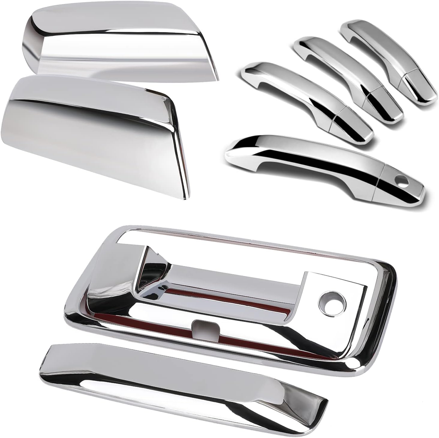 Chrome Door Handles and Covers for Chevrolet Silverado 2014-2018