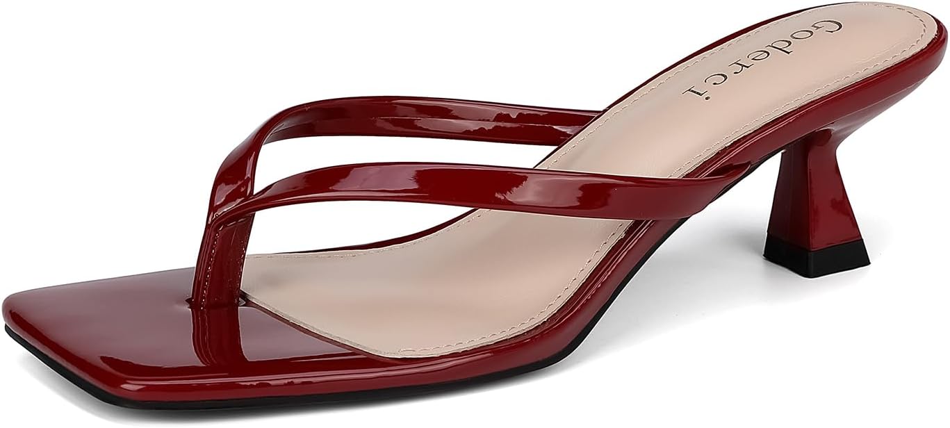Kitten Flip Flop Thong Low Heels for Women - Chic Comfort