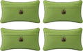 Outdoor Sunbrella Decorative Pillows 20in x 12in Pack of 4 - Canvas