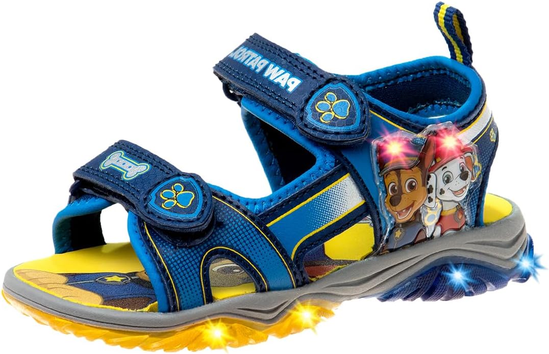 Paw Patrol Sandals LED Light Up Chase Marshall Water Shoes