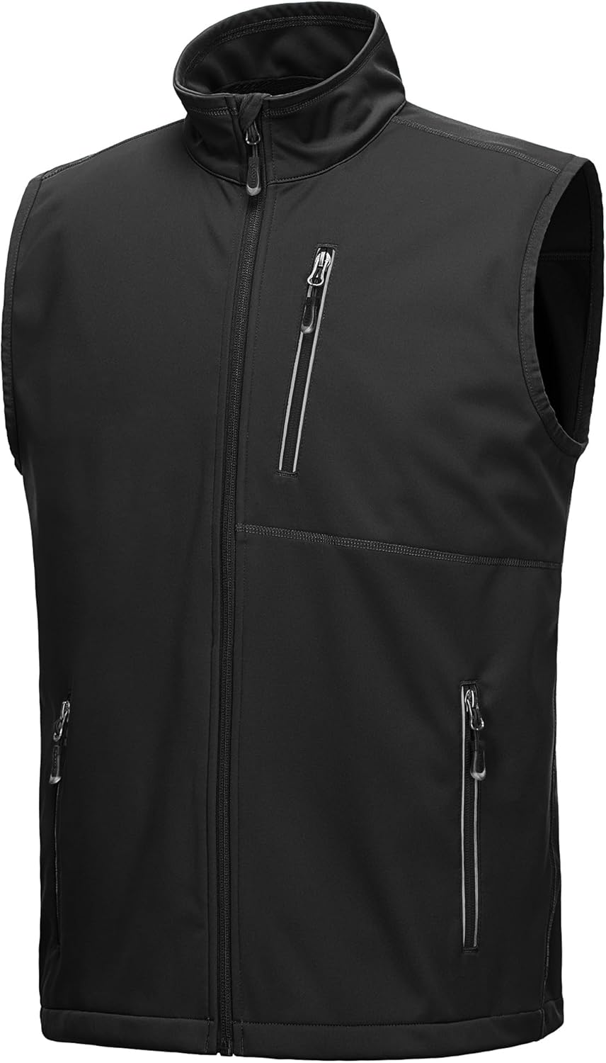 33,000ft Men's Windproof Lightweight Golf Vest for Outdoor Sports