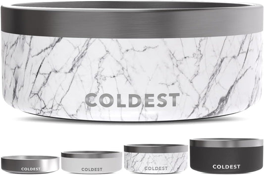 Coldest Dog Bowl - Insulated Stainless Steel, Non Slip & Heavy Duty