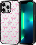 iPhone 13 Pro Clear Black Case - 10ft Military-Grade Protection