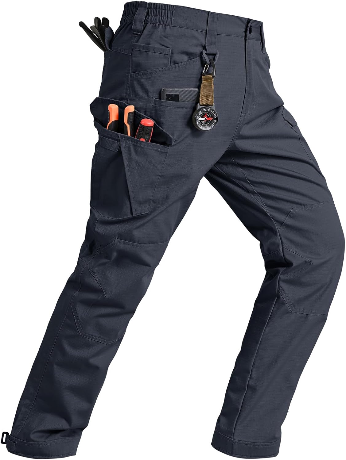 TBMPOY Men's Water Resistant Cargo Work Pants for Outdoor Use