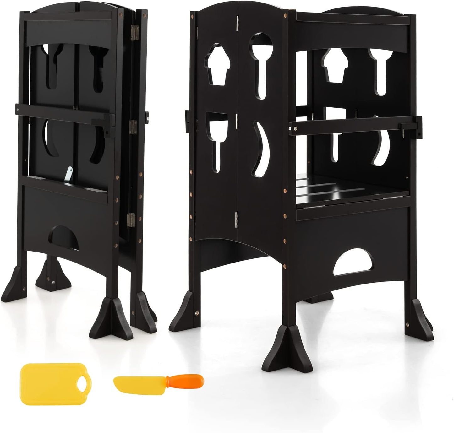 Costzon Toddler Tower: Adjustable Kitchen Step Stool for Kids