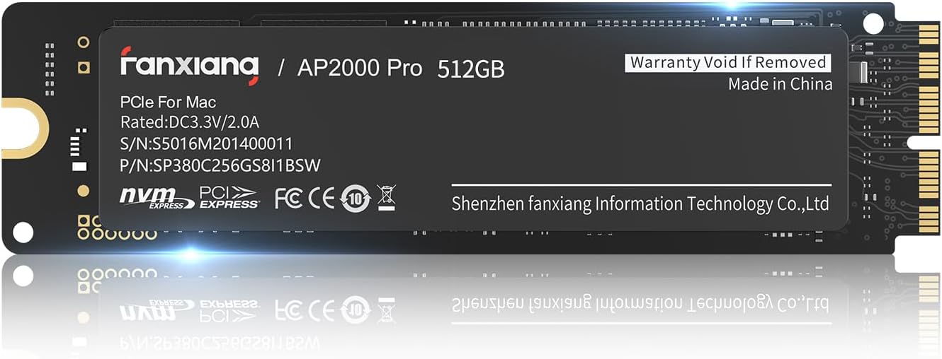 512GB SSD MAC PCIe Gen3 - Lightning Speeds for Your Mac!