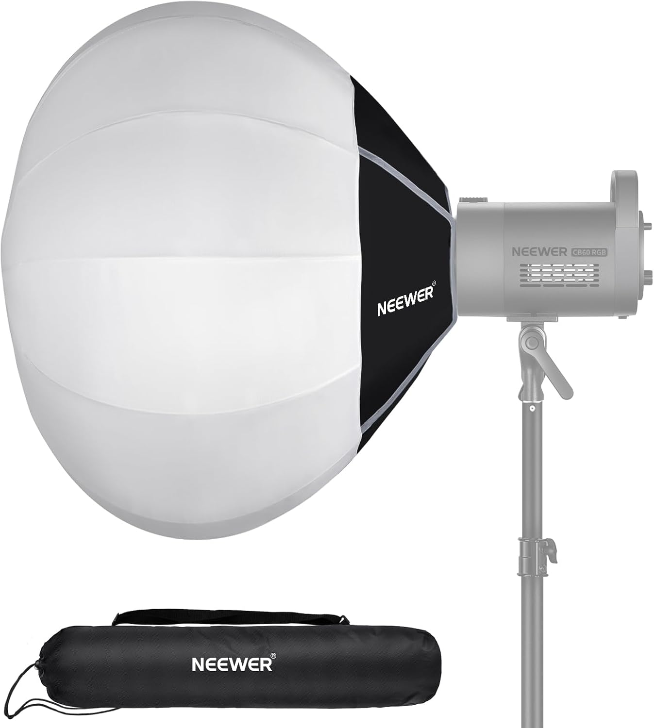 NEEWER 26in Lantern Softbox for 360 Light Diffuser Bowens Mount