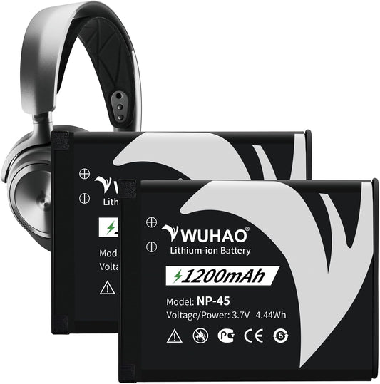 WUHAO 2 Pack Arctis Nova Pro Battery Upgrade