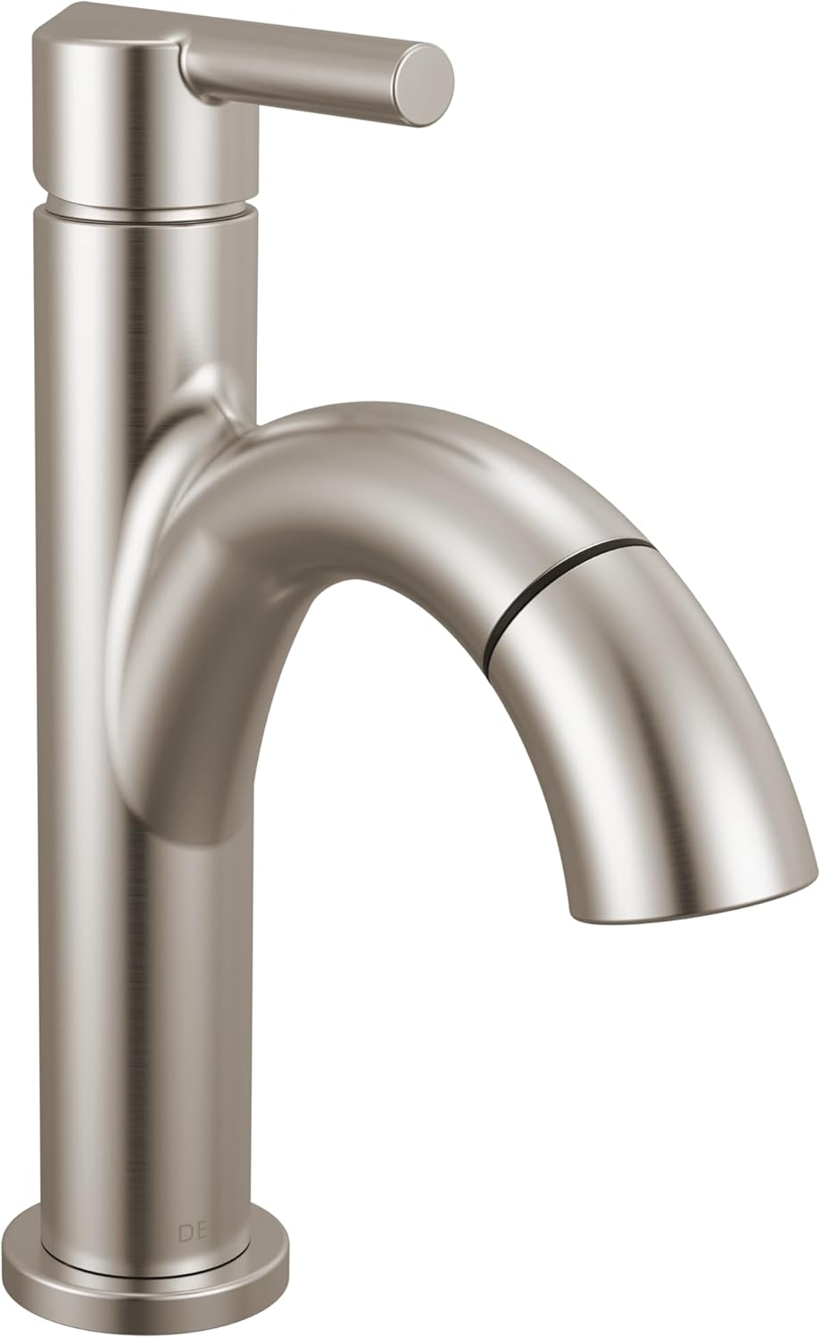 Delta Nicoli Pull Down Bathroom Faucet with Sprayer in Brushed Nickel