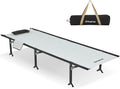 Oversized Camping Cot XL - Comfortable 80in x 28.3in Portable Bed