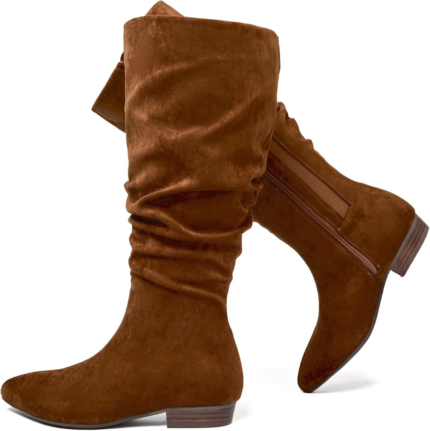 Women's Extra Wide Calf Knee High Boots for Plus Size Comfort