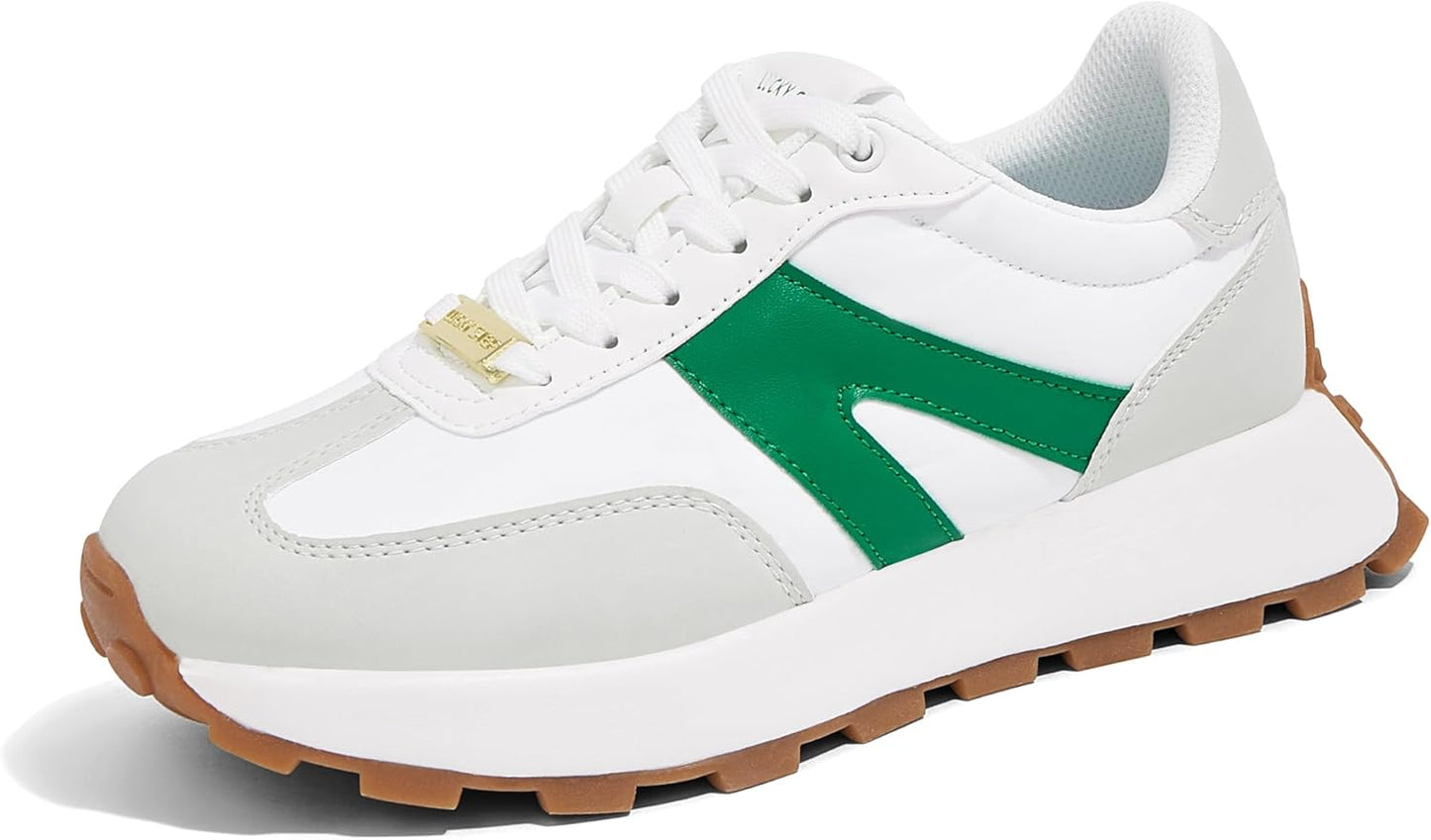 LUCKY STEP Women's Platform Fashion Sneakers for Casual Style