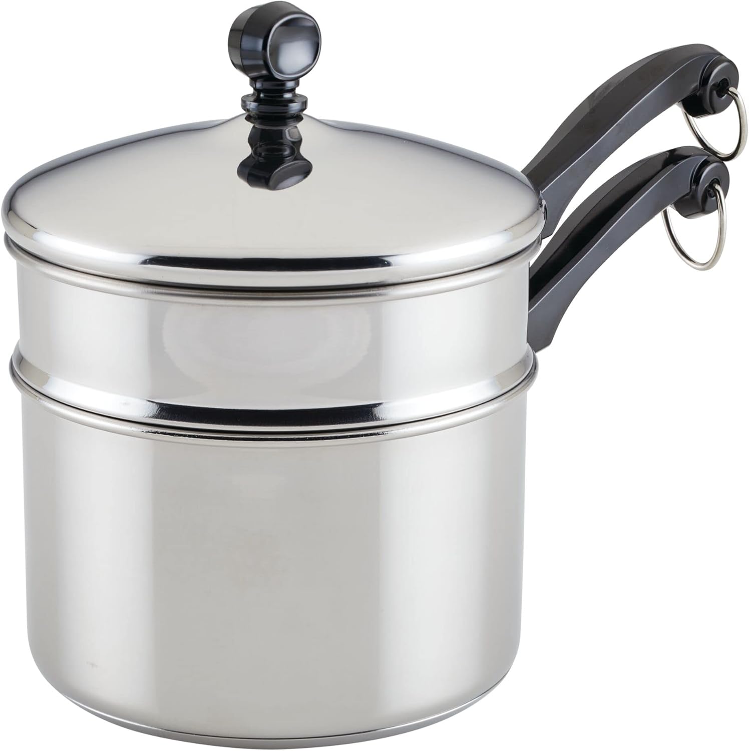 Farberware Classic Stainless 2-Quart Double Boiler for Cooking