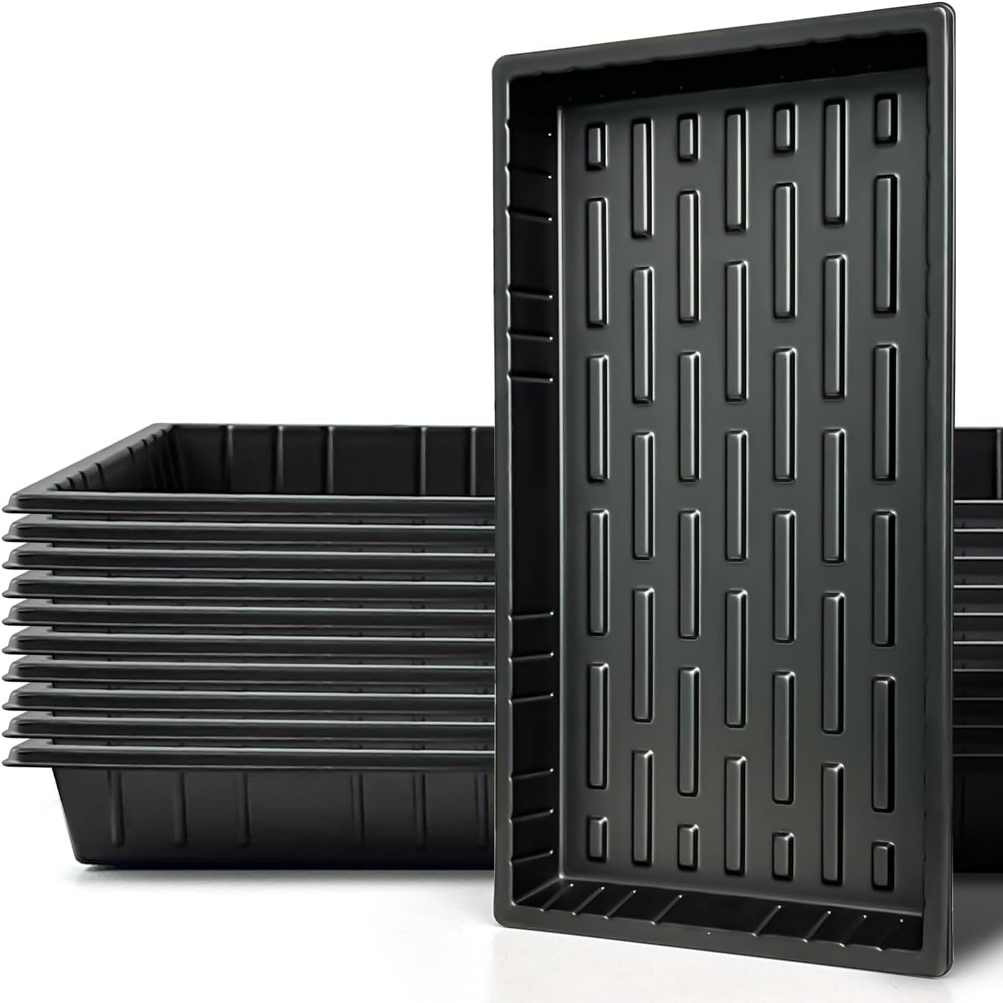 Heavy Duty 1020 Plant Nursery Trays for Seed Starting and More