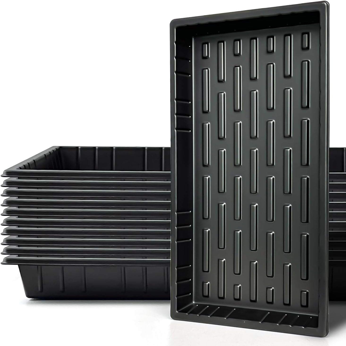 Heavy Duty 1020 Plant Nursery Trays for Seed Starting and More
