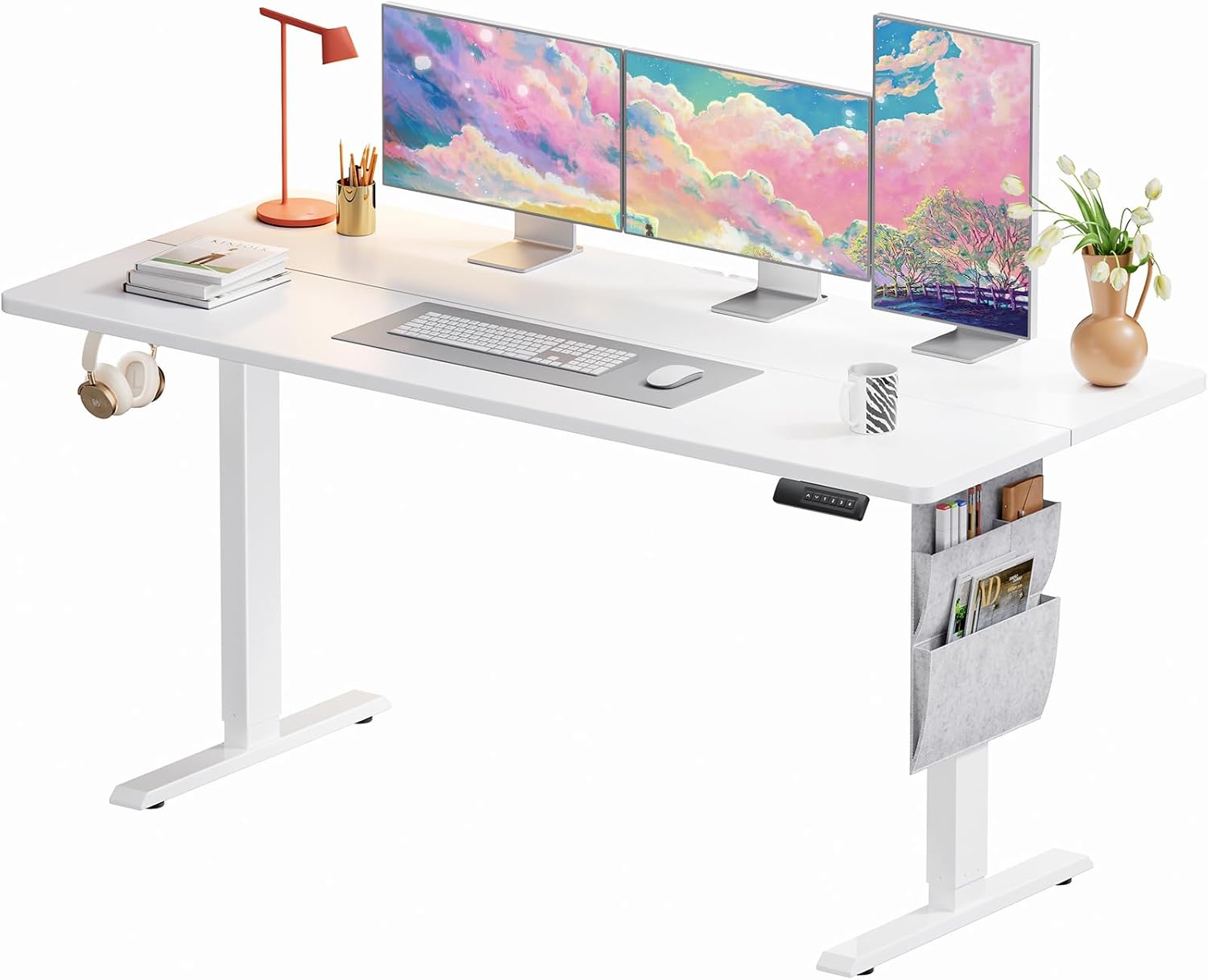 Marsail Standing Desk with Adjustable Heights for Home Office