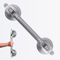 Heavy Duty Suction Shower Grab Bar 17 in - Secure Tub & Toilet Aid