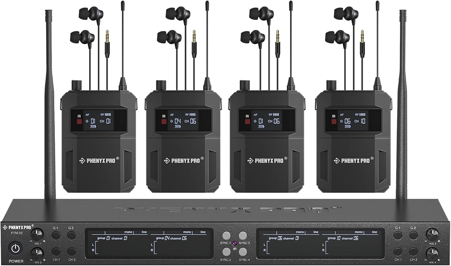 Phenyx Pro Quad-Channel Wireless In Ear Monitor System Review