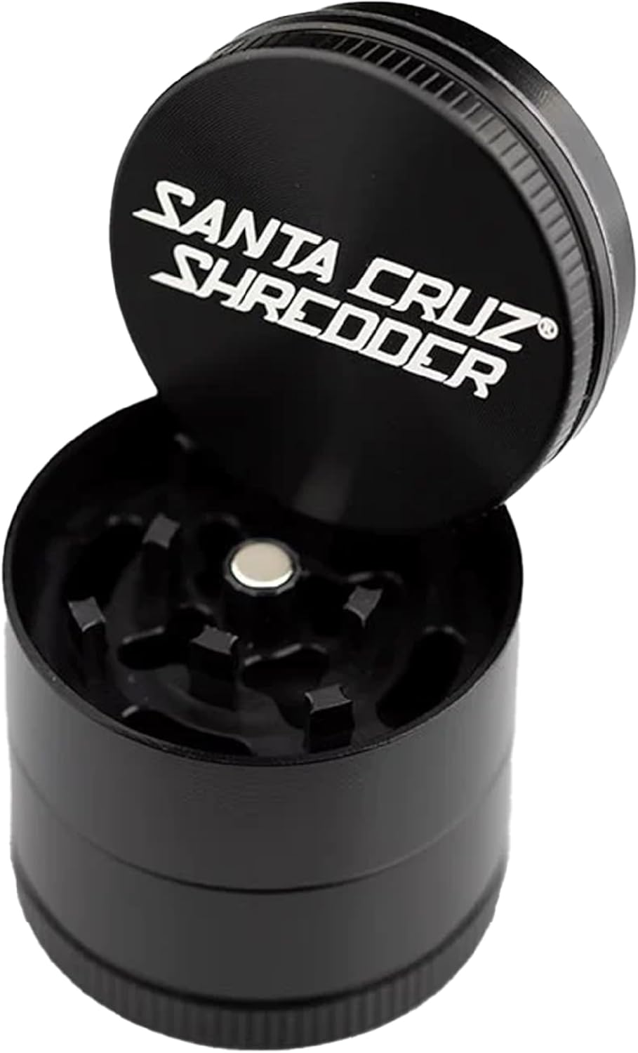 Santa Cruz Shredder Metal Herb Grinder with Knurled Top 1.7in
