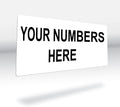 Consecutively Numbered Labels 1.5 in x 0.75 in - Clear Inventory