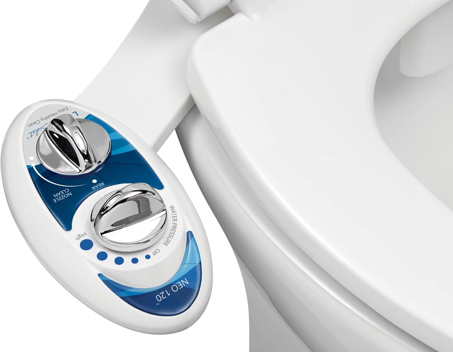 LUXE Bidet NEO 120 - Self-Cleaning Non-Electric Toilet Attachment