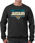 Charcoal Jacksonville Jaguars Crewneck Sweatshirt for Men & Women