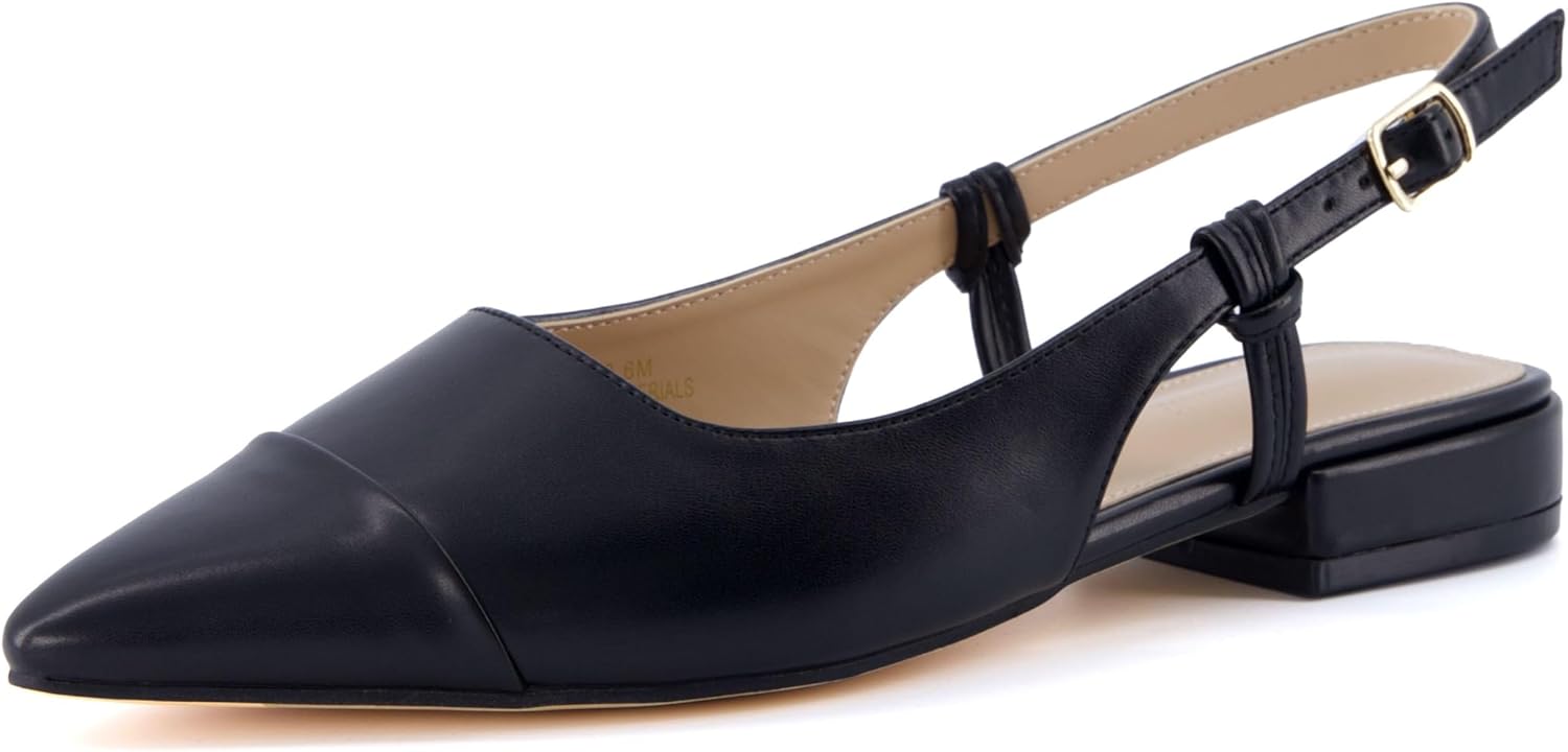 CUSHIONAIRE Women's Forever Pointed Toe Sling Back Dress Shoe Review